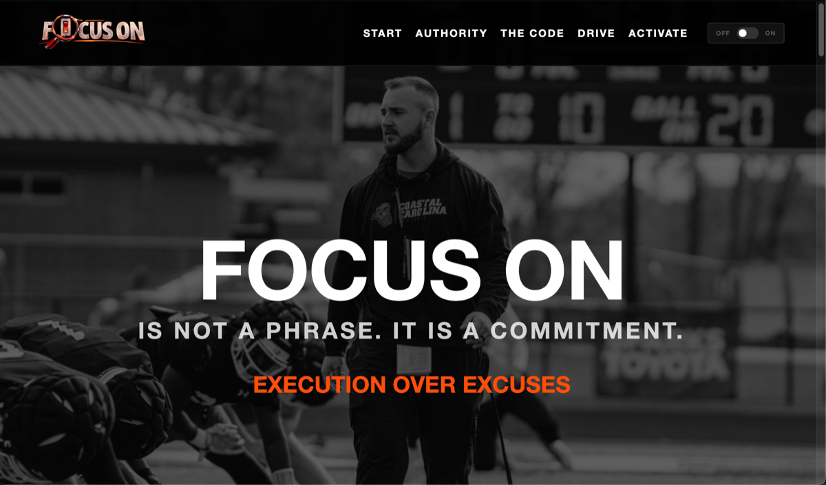 Focus On website design